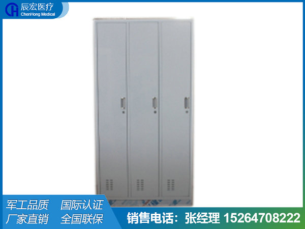 [C8]不銹鋼座三門更衣柜